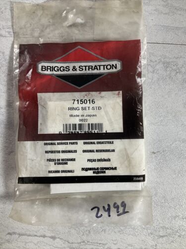 NOS Briggs and Stratton 715016 Standard Ring Set OEM (6922807967927)